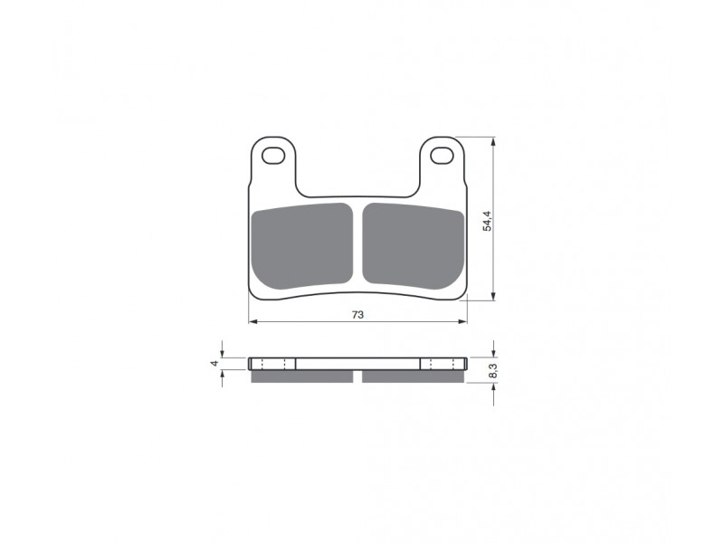 Placute de frana GOLDFREN 397 S3 Placute de frana GOLDFREN 397 S3