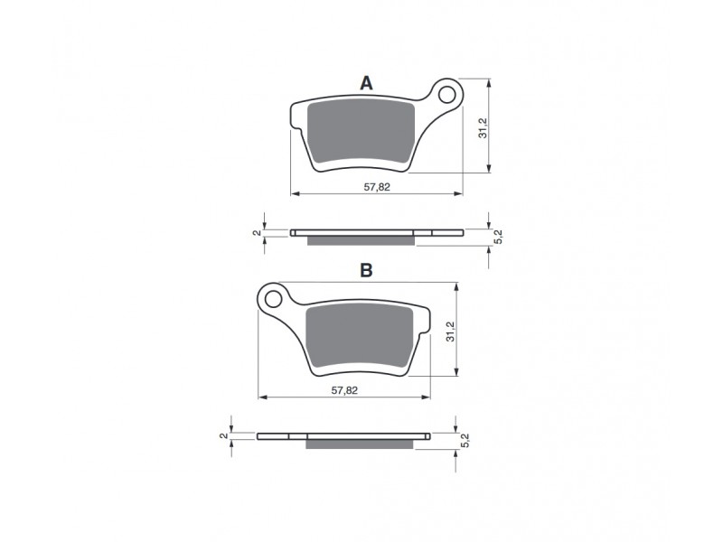 Placute de frana GOLDFREN 400 S3