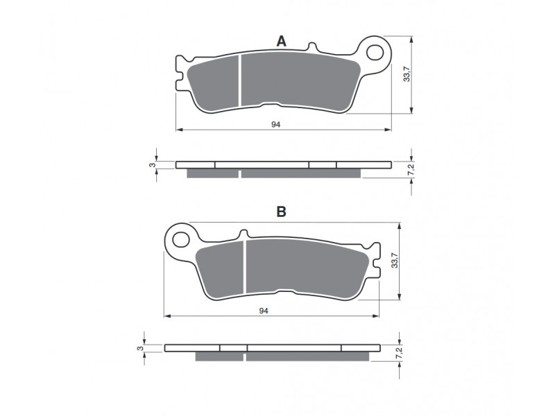 Placute de frana GOLDFREN 403 S33 OFF-ROAD FRONT Placute de frana GOLDFREN 403 S33 OFF-ROAD FRONT