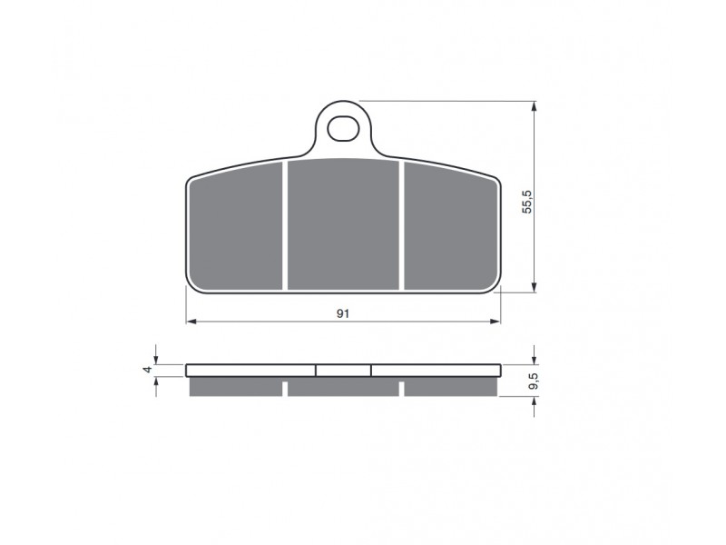 Placute de frana GOLDFREN 406 K5 Placute de frana GOLDFREN 406 K5