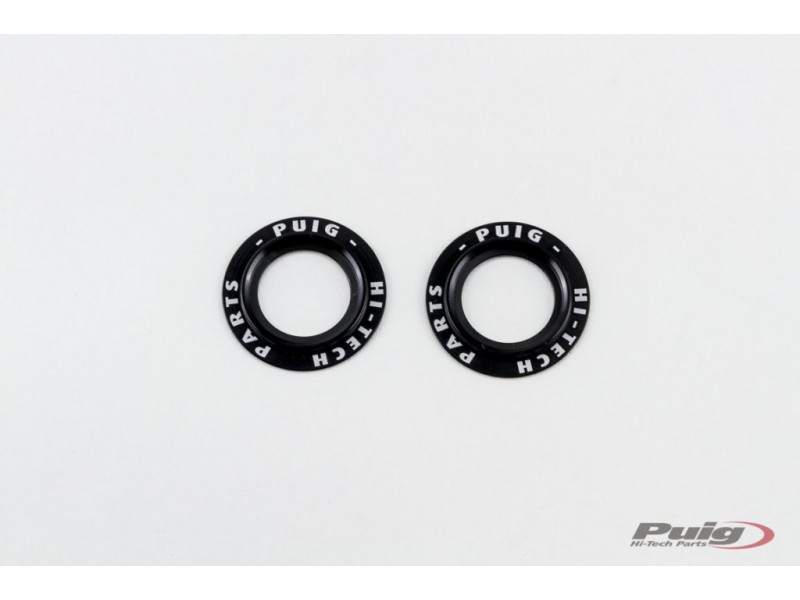 Rings for axle sliders PUIG PHB19 20271N aluminium Negru
