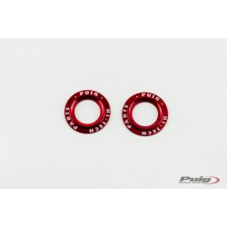 Rings for axle sliders PUIG PHB19 20271R aluminium Rosu