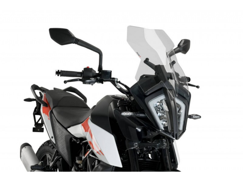 Windscreen PUIG TOURING 20414W Negru