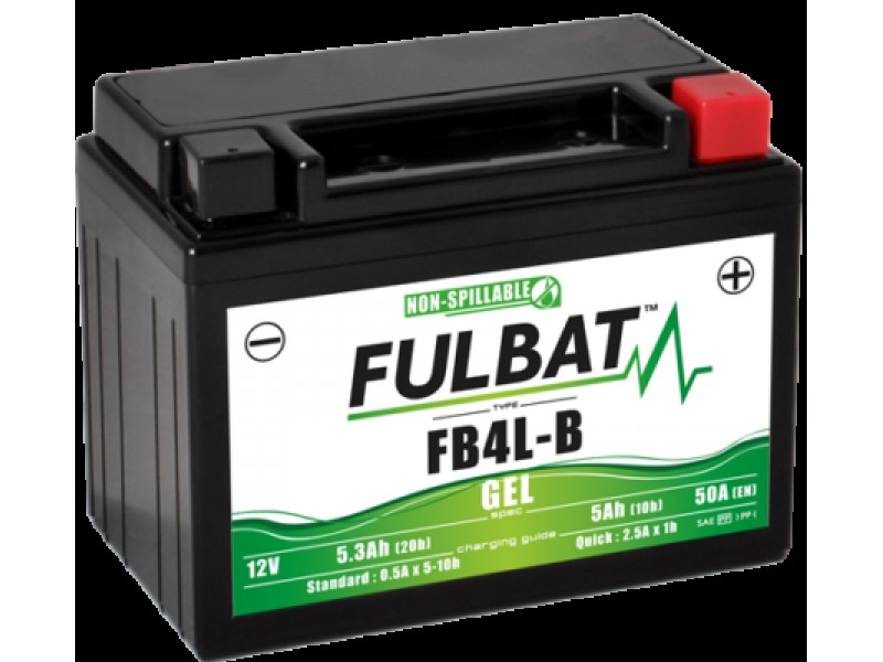 Baterie cu gel FULBAT FB4L-B GEL (High Capacity) (YB4L-B GEL) Baterie cu gel FULBAT FB4L-B GEL (High Capacity) (YB4L-B GEL)
