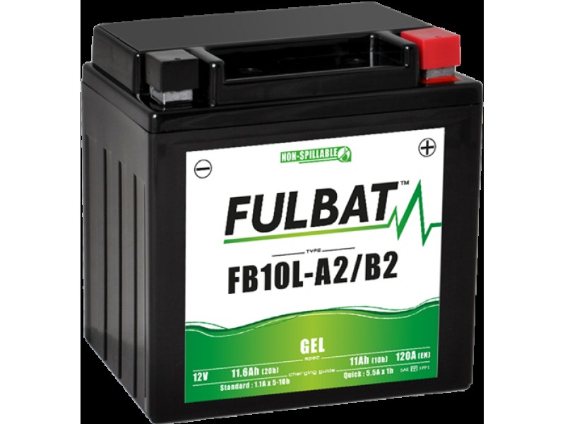 Baterie cu gel FULBAT FB10L-A2/B2 GEL (YB10L-A2/B2 GEL) Baterie cu gel FULBAT FB10L-A2/B2 GEL (YB10L-A2/B2 GEL)