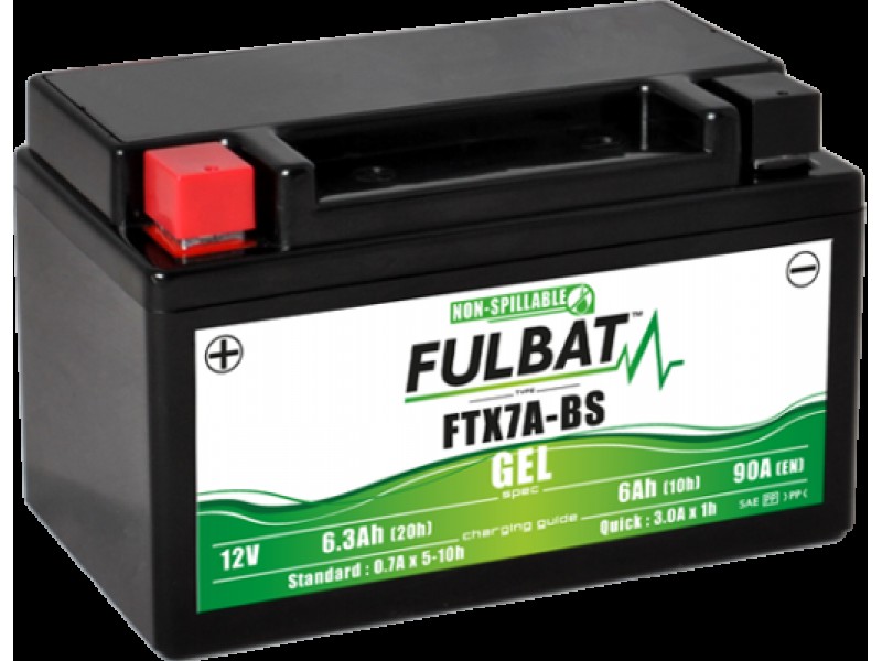 Baterie cu gel FULBAT FTX7A-BS GEL (YTX7A-BS GEL) Baterie cu gel FULBAT FTX7A-BS GEL (YTX7A-BS GEL)