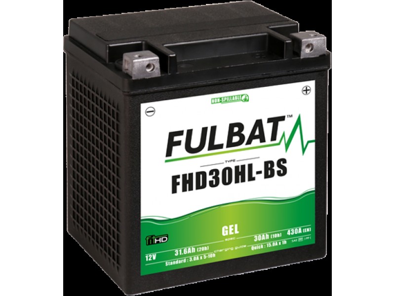 Baterie cu gel FULBAT FHD30HL-BS GEL (Harley.D) (YHD30HL-BS GEL)