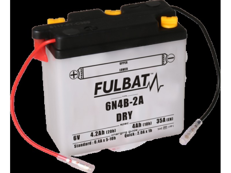 Baterie conventionala FULBAT 6N4B-2A include electrolit Baterie conventionala FULBAT 6N4B-2A include electrolit