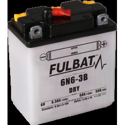 Baterie conventionala FULBAT 6N6-3B include electrolit
