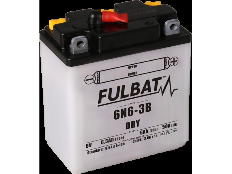 Baterie conventionala FULBAT 6N6-3B include electrolit Baterie conventionala FULBAT 6N6-3B include electrolit