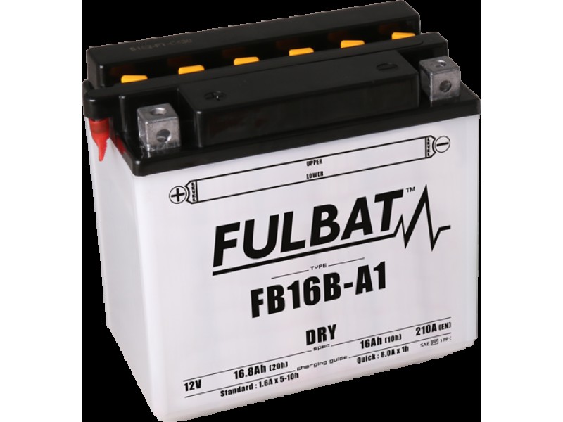 Baterie conventionala FULBAT FB16B-A1 (YB16B-A1) include electrolit Baterie conventionala FULBAT FB16B-A1 (YB16B-A1) include electrolit