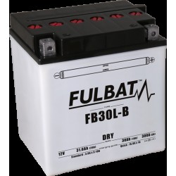 Baterie conventionala FULBAT FB30L-B (YB30L-B) include electrolit