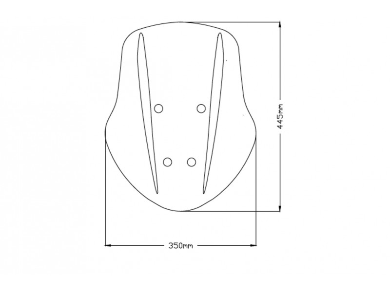 Windshield PUIG NEW. GEN TOURING 3775H smoke ajustabila
