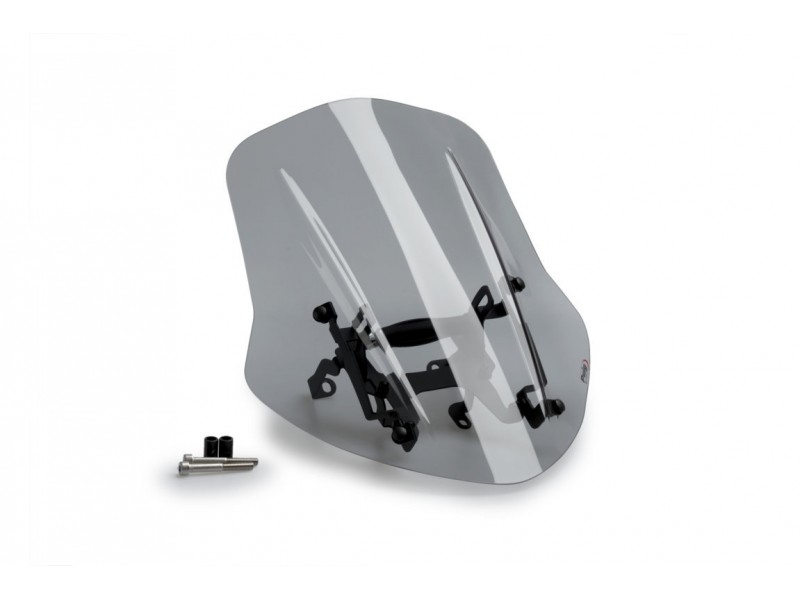 Windshield PUIG NEW. GEN TOURING 3775H smoke ajustabila