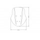 Windshield PUIG NEW. GEN TOURING 3775W transparent ajustabila
