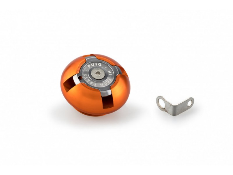 Plug oil cap PUIG 6158T portocaliu M30x1,5