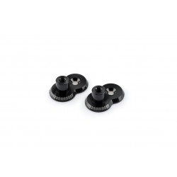 Adjustable footpegs relocation adaptors kit PUIG 3838N 20mm Negru Adjustable footpegs relocation adaptors kit PUIG 3838N 20mm Negru