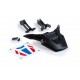 Frontal extension fender PUIG 3887J matt black Frontal extension fender PUIG 3887J matt black