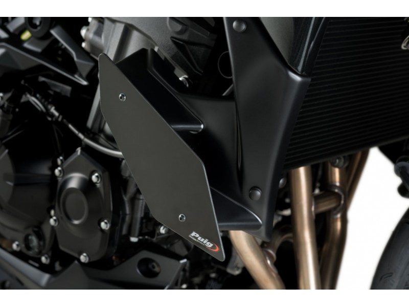Side spoilers PUIG DOWNFORCE 20284N Negru