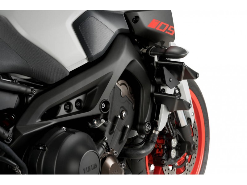 Side spoilers PUIG DOWNFORCE 20380R Rosu