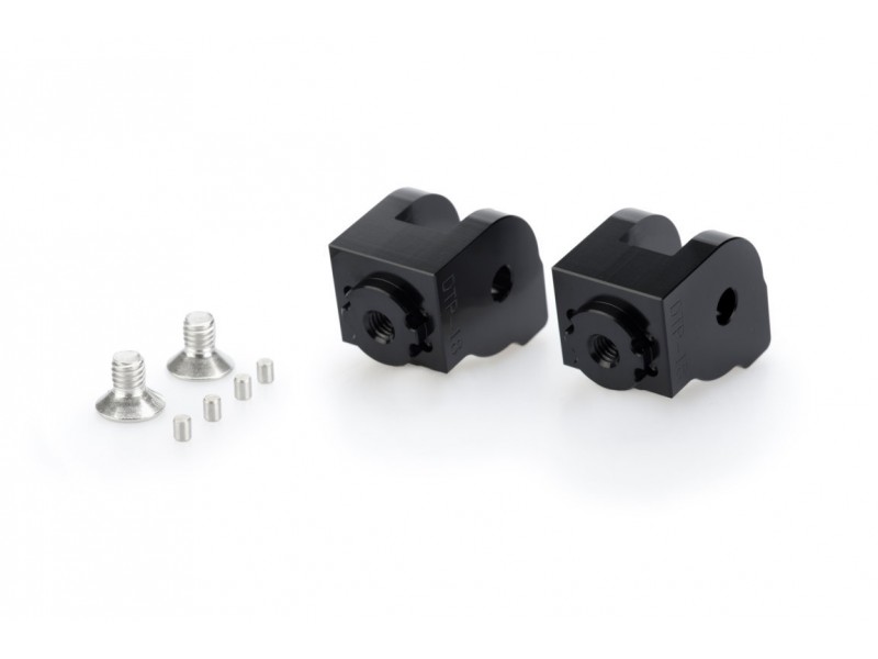 Footpeg adapters PUIG 20277N ajustabila Negru