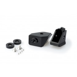 Footpeg adapters PUIG 20321N ajustabila Negru