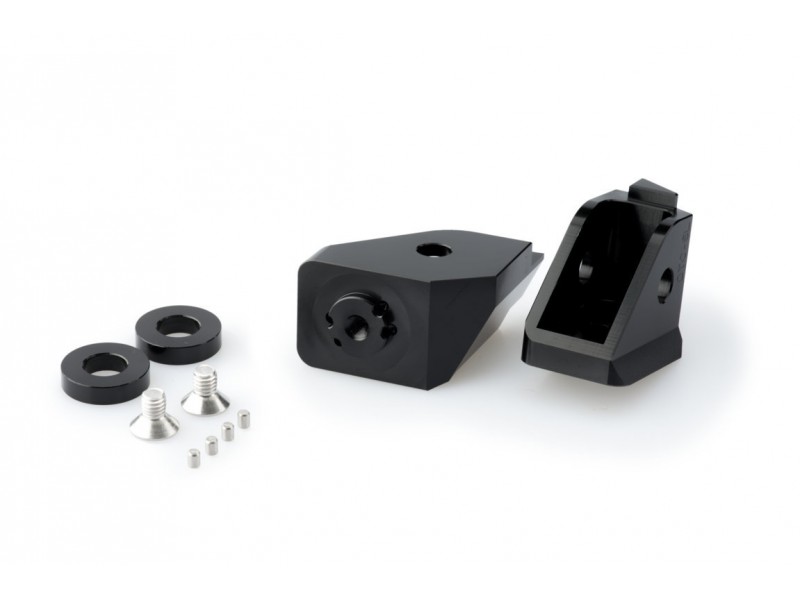 Footpeg adapters PUIG 20321N ajustabila Negru