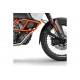 Front fender extension PUIG 20475N Negru