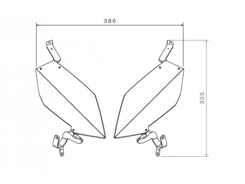 Headlight protector PUIG 20395W transparent