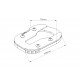 Kickstand extension PUIG 20418N Negru Kickstand extension PUIG 20418N Negru