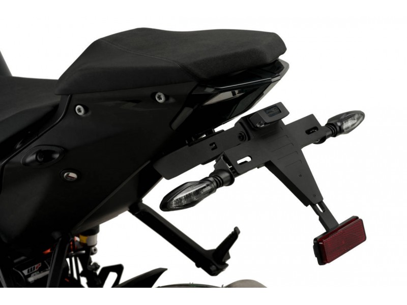 Adjustable license support PUIG 20449N Negru