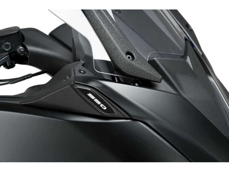 Rear-view base covers PUIG 3875N Negru
