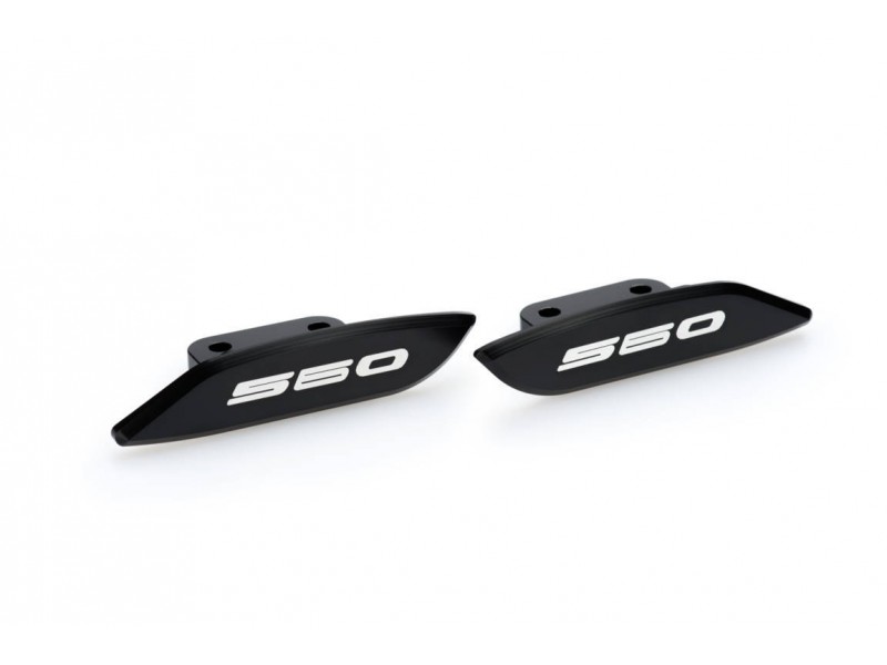 Rear-view base covers PUIG 3875N Negru