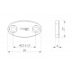 Mirrors caps PUIG 3854N Negru