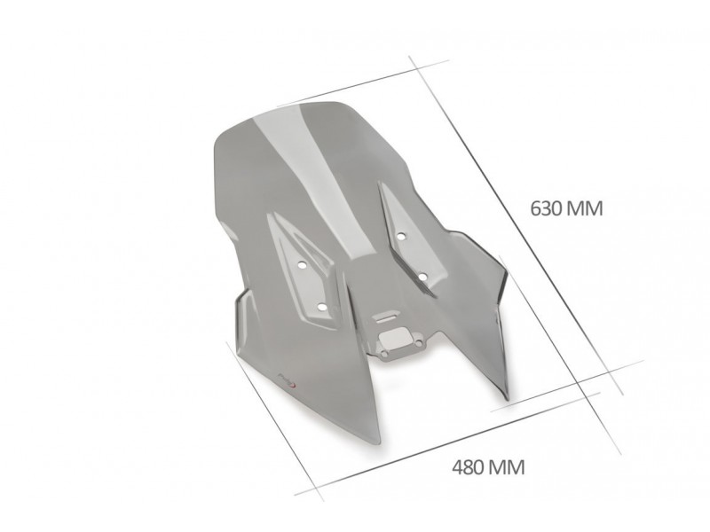 Windscreen PUIG TOURING 20411F dark smoke
