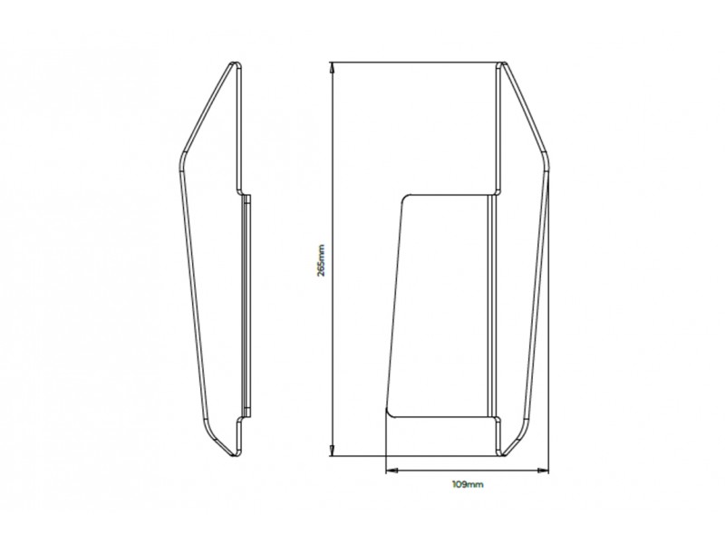 Upper deflectors PUIG 20430W transparent