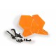 Windshield PUIG NEW. GEN SPORT 20425T portocaliu