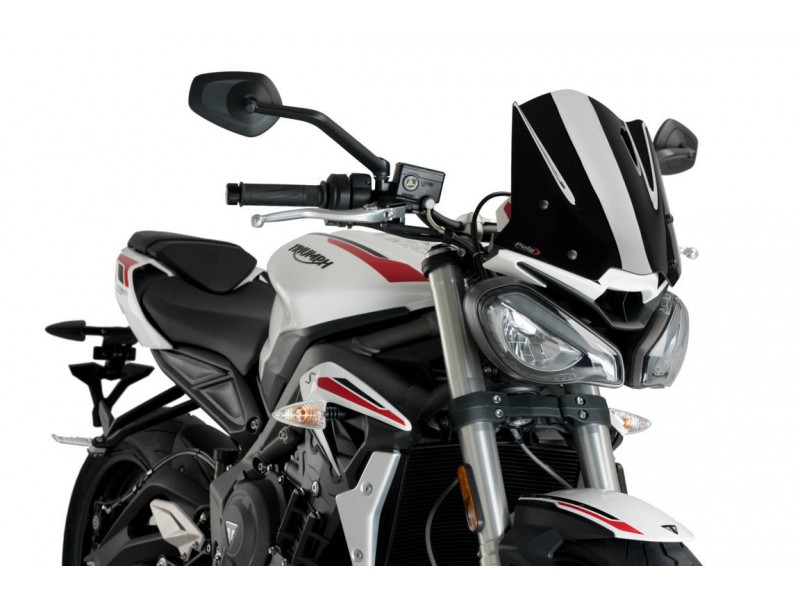 Windshield PUIG NEW. GEN SPORT 20432N Negru
