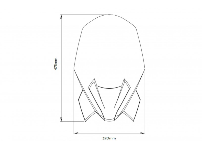 Windshield PUIG NEW. GEN TOURING 20362H smoke Windshield PUIG NEW. GEN TOURING 20362H smoke