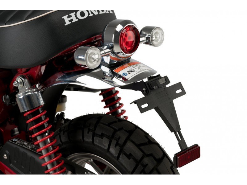 Adjustable license support PUIG 20550N Negru