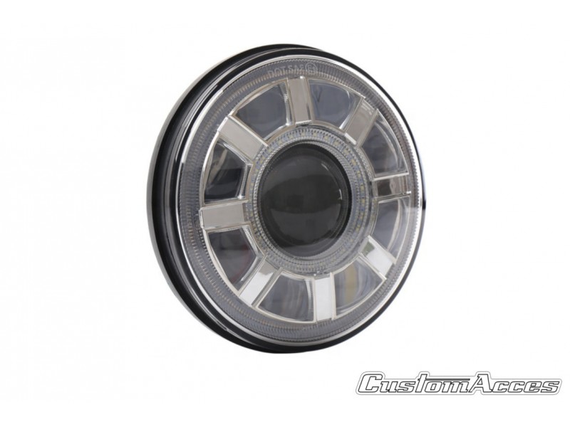 Far CUSTOMACCES REVOLVER HL0010N Negru Far CUSTOMACCES REVOLVER HL0010N Negru