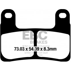 Placute de frana EBC GPFAX724HH