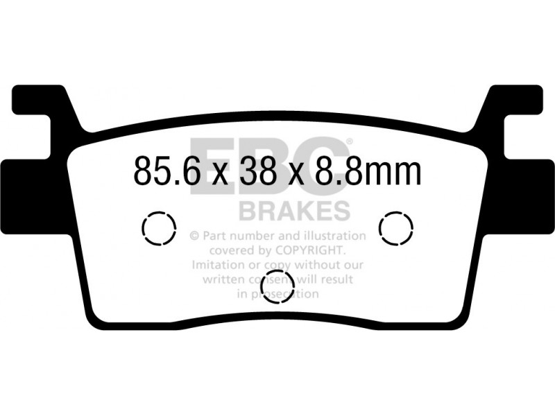 Placute de frana EBC FA739R Placute de frana EBC FA739R