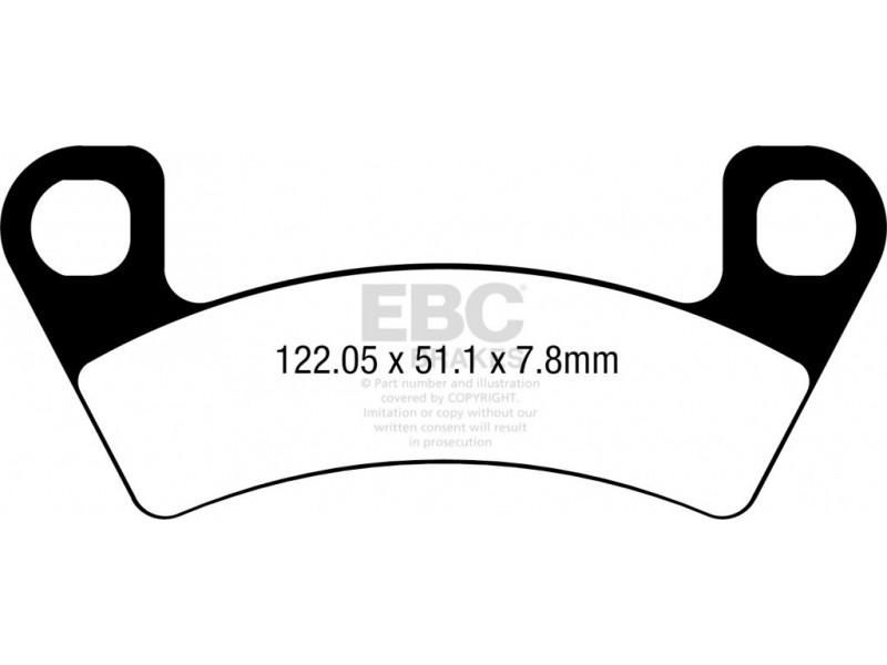 Placute de frana EBC FA741R