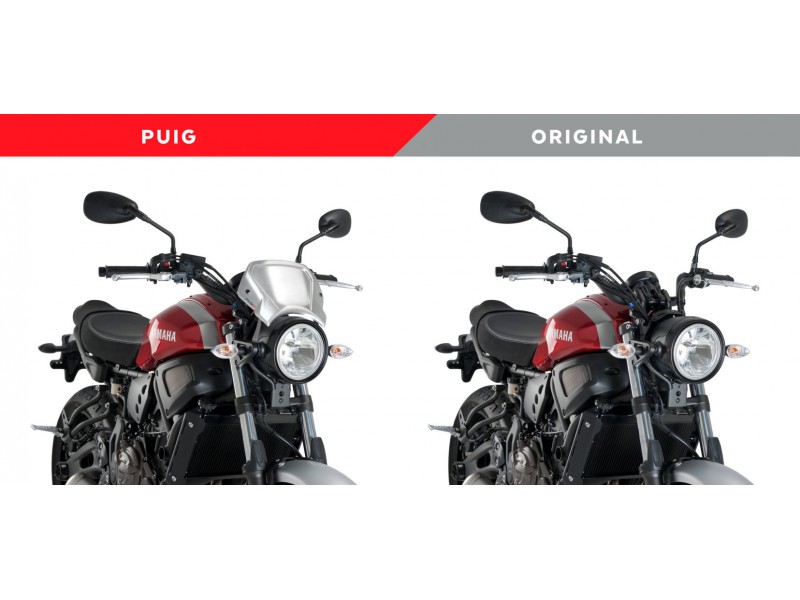Windshield PUIG FRONTAL PLATE 3593P argintiu