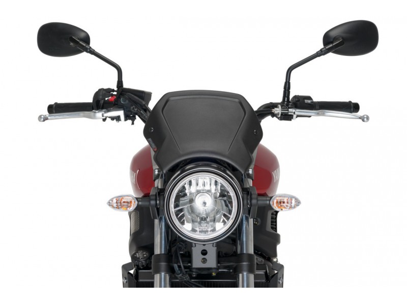 Windshield PUIG FRONTAL PLATE 3593N Negru