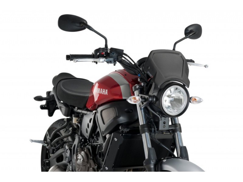 Windshield PUIG FRONTAL PLATE 3593N Negru