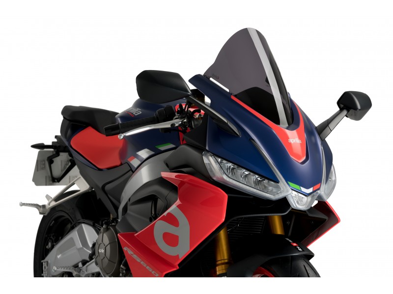 Windscreen PUIG R-RACER 20571F dark smoke
