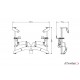 Manual regulation system PUIG 20504N Negru