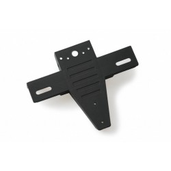 Nylon support for license support PUIG 1558N Negru